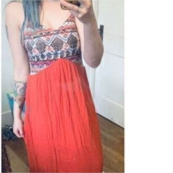 XHILARATION STUNNING BOHO MAXI DRESS S - Picture 1 of 4
